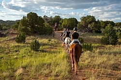 Galisteo Basin Evening Ride Enchantment Equitreks