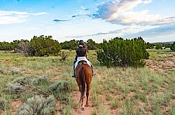 Galisteo Basin Evening Ride Enchantment Equitreks
