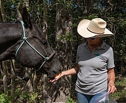 Watermelon Snack at Lunch on the Trail