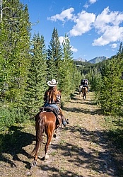 On the Trails - Lost Trail Ride - Anchor D