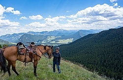 Scenic Views on the Lost Trail Ride with Anchor D