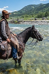 Chad on Stretch Crossing River