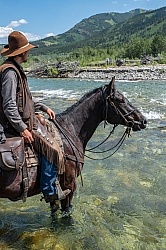 Chad on Stretch Crossing River