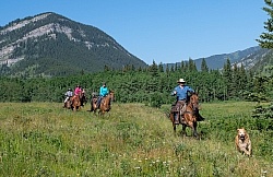 Galloping on The Lost Trail Ride