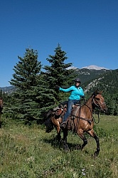 Galloping on The Lost Trail Ride