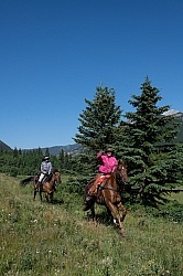 Galloping on The Lost Trail Ride