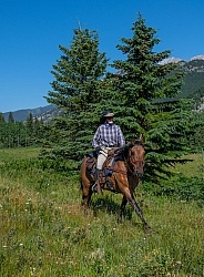 Galloping on The Lost Trail Ride