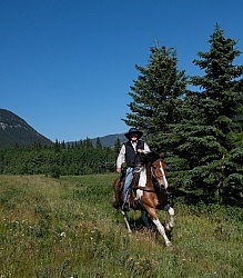 Galloping on The Lost Trail Ride