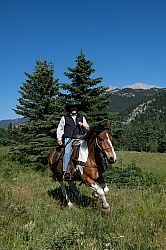 Galloping on The Lost Trail Ride