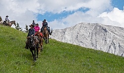 On the Trail with Anchor D Lost Trail Ride