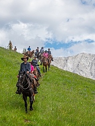 On the Trail with Anchor D Lost Trail Ride