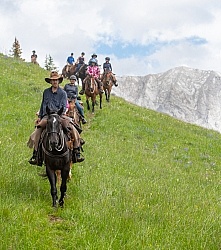 On the Trail with Anchor D Lost Trail Ride