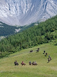 On the Trail with Anchor D Lost Trail Ride