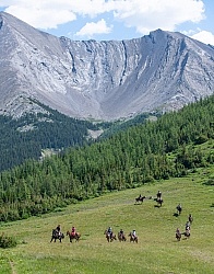 On the Trail with Anchor D Lost Trail Ride