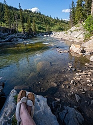 In Camp - Anchor D - Lost Trail Ride