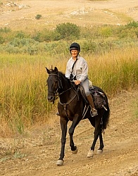 Cantering on the Coast to Coast Ride in Sicily