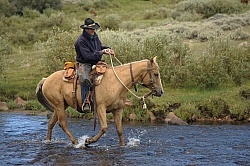 Blue Sky Sage Water Crossings on The Trail Blue Sky Sage Water Crossings on The Trail