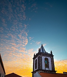 Town of Cedros Faial Azores