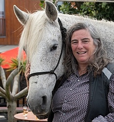 Shawn and her Lusitano Mount Calli