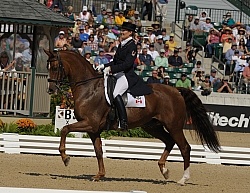 Ashley Holzer and Pop Art perform at the 2010 Alltech World Equestrian Games