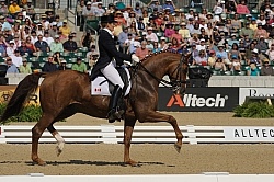 Ashley Holzer and Pop Art perform at the 2010 Alltech World Equestrian Games