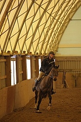  Riding in Indoor Arena