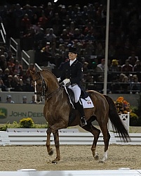 Ashley Holzer and Pop Art perform at the 2010 Alltech World Equestrian Games