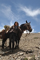 Shawn on the Crossing the Andes trip