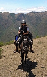 Shawn on the Salta, Argentina ride with Pioneros.