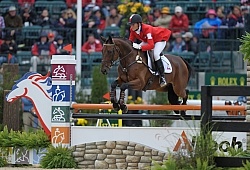 Rebecca Howard and Riddle Master WEG 2010