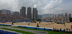 Dressage Ring at the Hong Kong Olympics