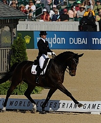Belinda Trussell and Anton WEG 2010