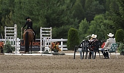 Judging the Rope Gate in the Trail Class