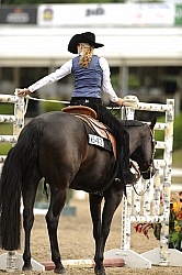 The Rope Gate in Trail Class at Quarter Horse Show, Palgrave 2012