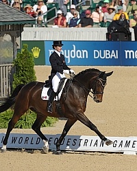 Belinda Trussell and Anton WEG 2010