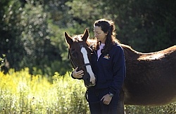 Senior Horse with Owner