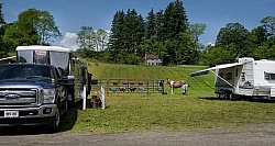 Camp Set Up at Pure Country Campground New Berlin N.Y.