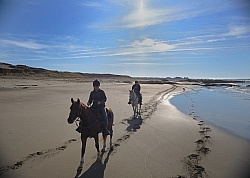 Riding on the Beach at Ricochet Ridge Ranch