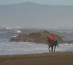 Riding on the beach at Ricochet Ridge Ranch Riding on the Beach at Ricochet Ridge Ranch