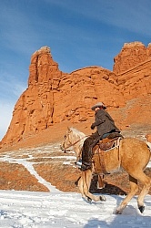 Winter Riding at Hideout Ranch