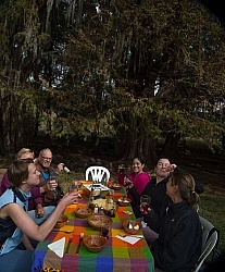 Lunch by the Cascading River