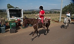 Riding past Schools and Street Markets