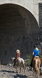 Riding under and iover Highways in Mexico