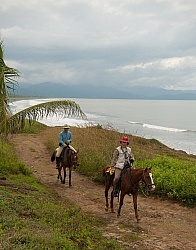 Beach Riding in Costa Rica