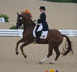 Mafalda Galiza Mendes and D'Artagnan WEG 2010