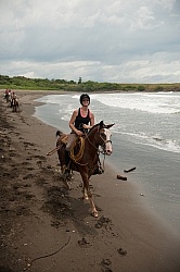 Beach Riding in Costa Rica