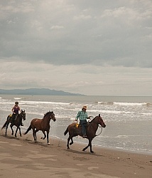 Beach Riding in Costa Rica