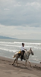 Beach Riding in Costa Rica