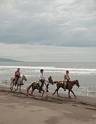 Beach Riding in Costa Rica
