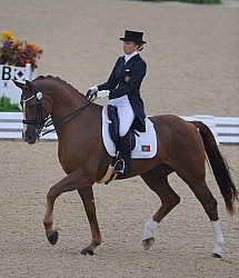 Mafalda Galiza Mendes and D'Artagnan WEG 2010